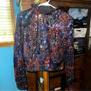 Guess sequin shirt